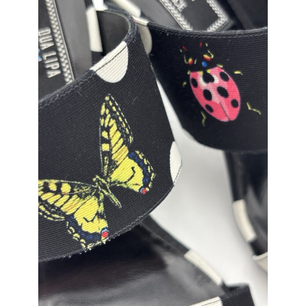 Versace x Dua Lipa Collab Slides Heeled Sandals Size 38.5 / 8.5 Medusa Insignia - Picture 8 of 16